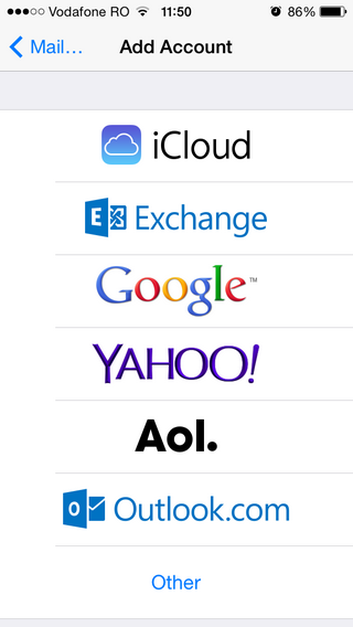 Configurare conturi Exchange- Active Sync pe iPhone